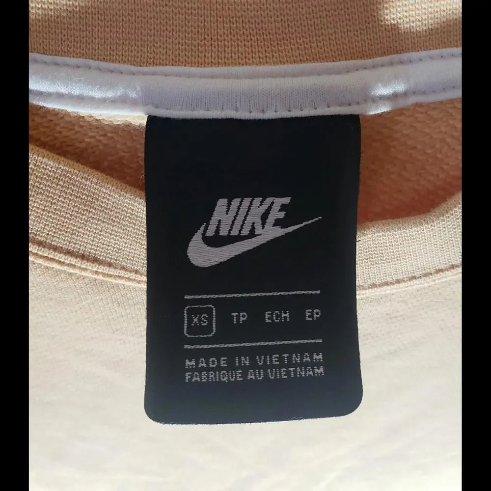 Women Nike Sweatshirt Engineered Champions Sportswear Oversized Pullover Size XS